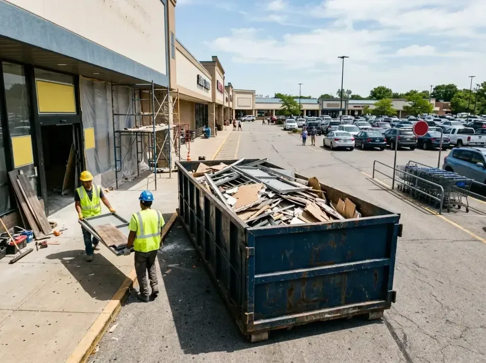 retail-store-renovation-debris-003 — frequently asked questions, Roll-off Dumpster Rentals in Stonegate, CO